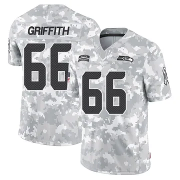 Men's Seattle Seahawks Thor Griffith Arctic Camo Limited 2024 Salute to Service Jersey By Nike