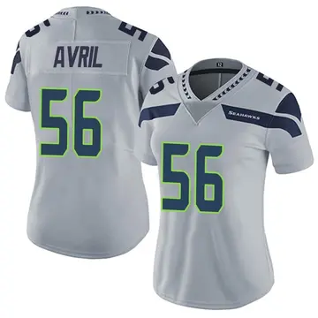 Women's Seattle Seahawks Cliff Avril Gray Limited...