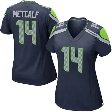 white dk metcalf jersey