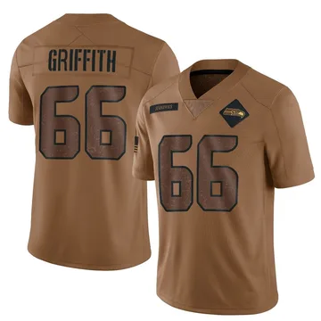 Youth Seattle Seahawks Thor Griffith Brown Limited 2023 Salute To Service Jersey By Nike